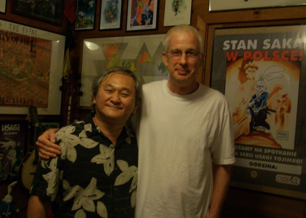 Stan Sakai in my home..jpeg