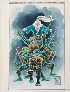 TMNT AND USAGI CROSSOVER HARDCOVER EDITION 2 VARIANT